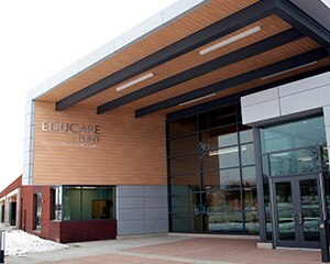 front of Educare Flint facility
