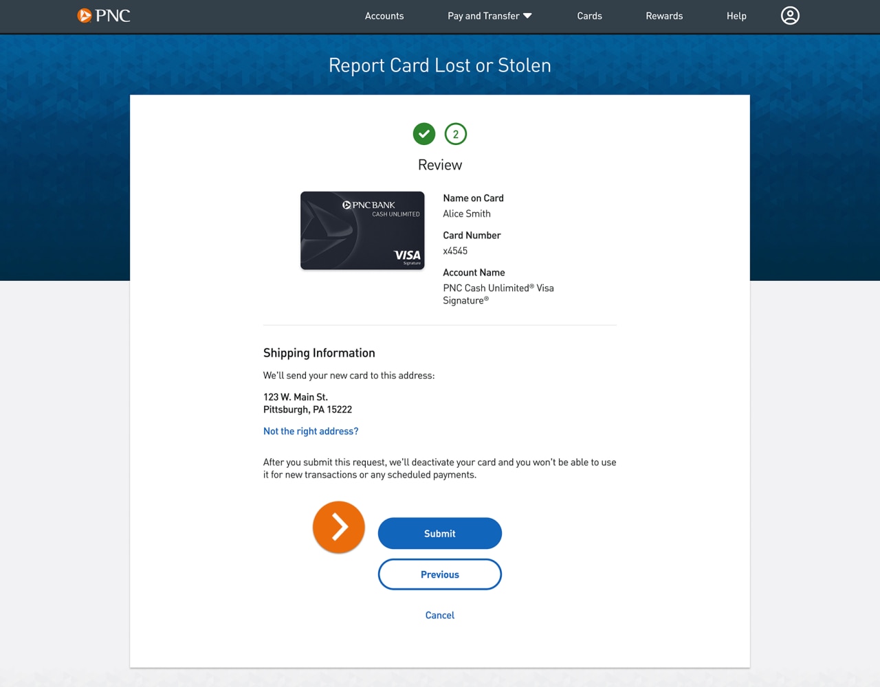 Review Screen for Accuracy