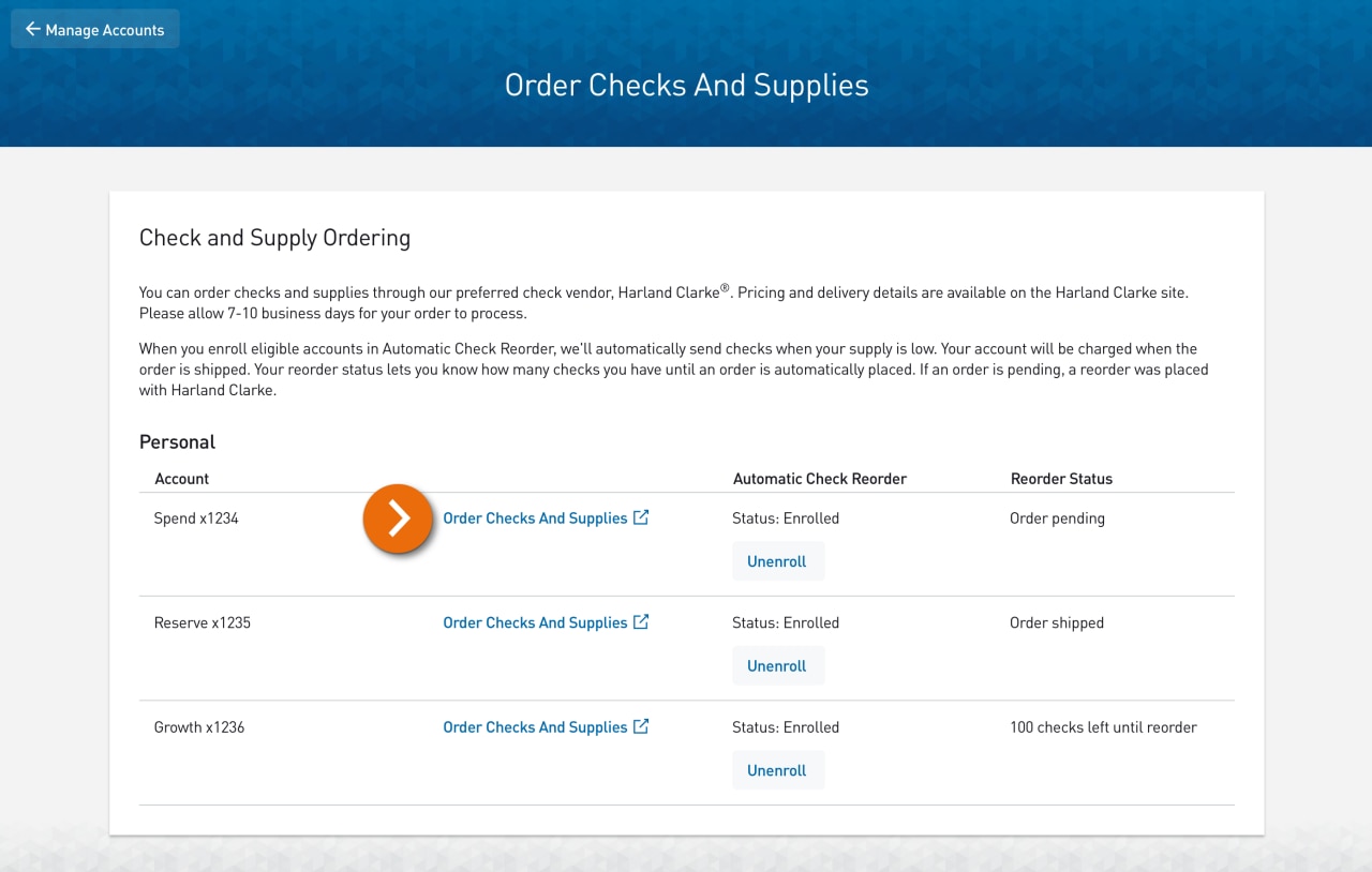  Order Checks And Supplies