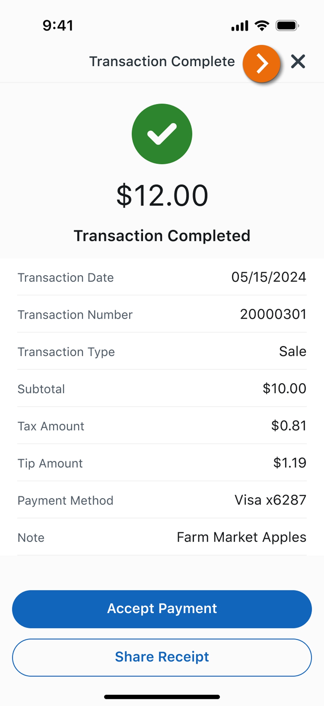 mage of the Transaction Complete confirmation screen in the PNC Mobile App​