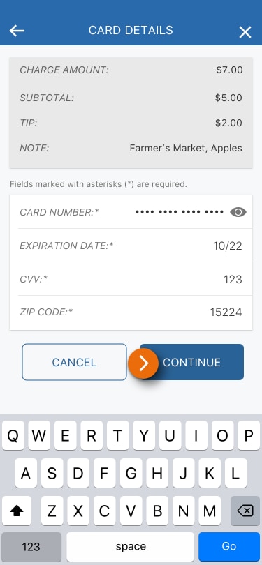 Image of the Card Details view in the PNC Mobile App.