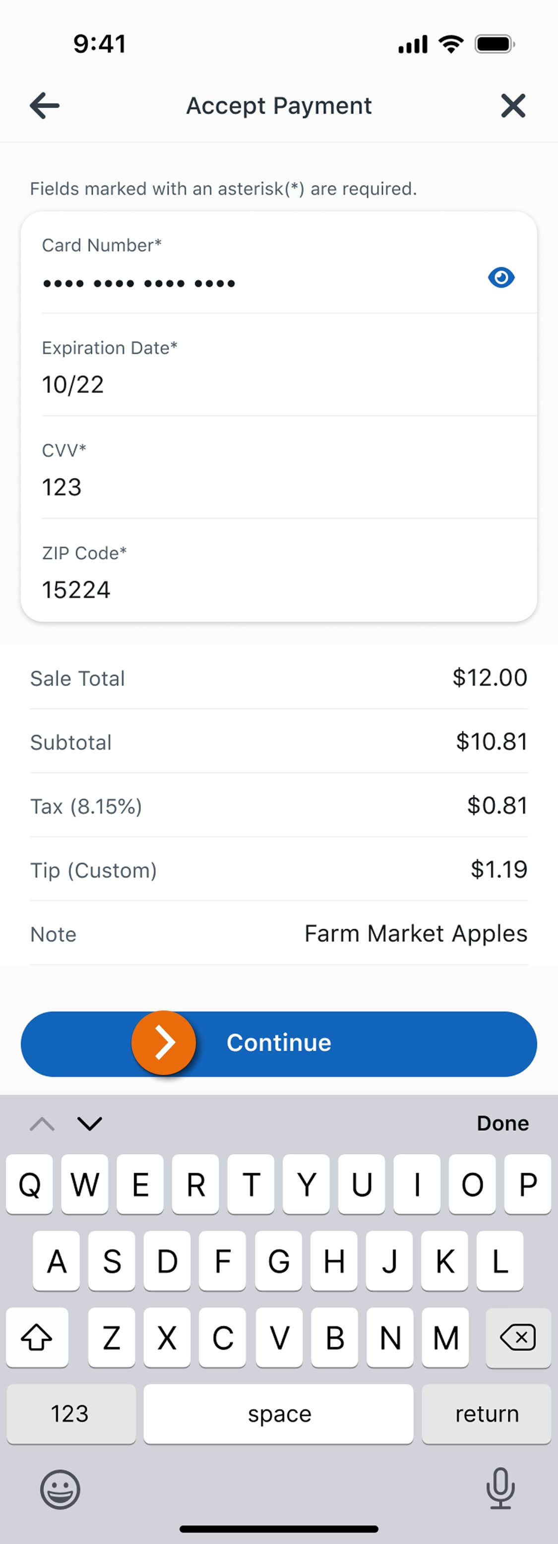Image of the Card Details view in the PNC Mobile App.