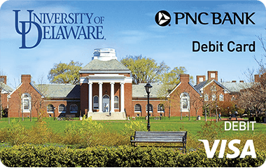 Tarjeta de débito de University of Delaware