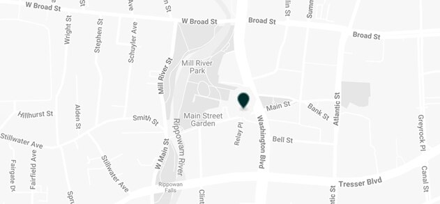 Line Map of Stamford, CT