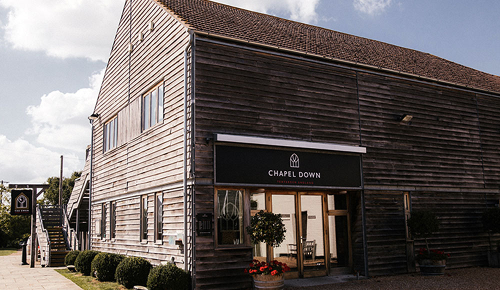 Chapel Down Store Front based in Kent, in the heart of the Garden of England