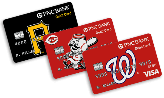Chicago Bears and Steelers PNC Visa Debit Cards