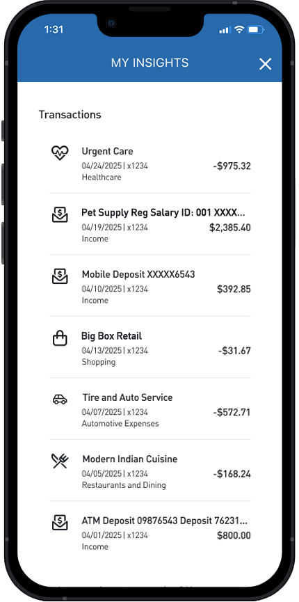 Screenshot of the introductory messages with the Get Started button highlighted