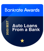 Bankrate award 2023 logo