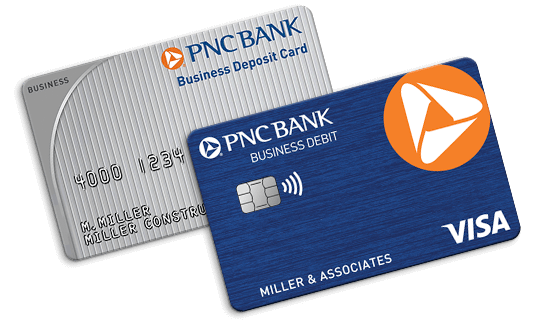PNC Bank Business Deposit Card and Business Debit Card