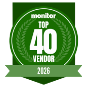 Monitor’s 2026 Vendor Top 40 logo