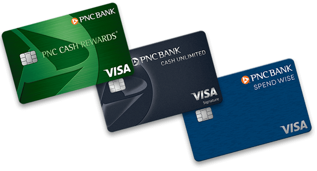Tarjetas de crédito PNC Cash Unlimited, PNC Cash Rewards y PNC Spend Wise