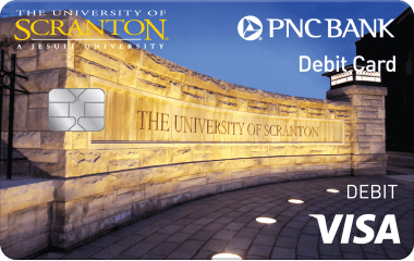 Tarjeta de débito de The University of Scranton