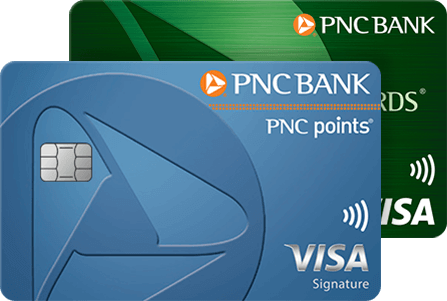 Tarjetas de crédito Visa de PNC