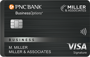 Tarjeta de crédito PNC BusinessOptions® Visa Signature®