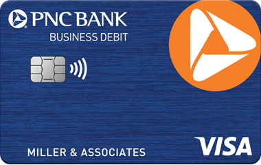 Tarjeta de débito empresarial PNC Bank Visa