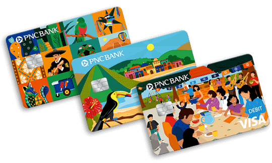 Hispanic Inspired PNC Visa Debit Cards