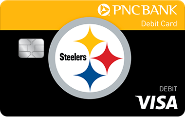 PNC Visa Debit Card, Steelers Design